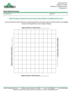 Fillable Online Miis Electrical Order Forms Tricord Fax