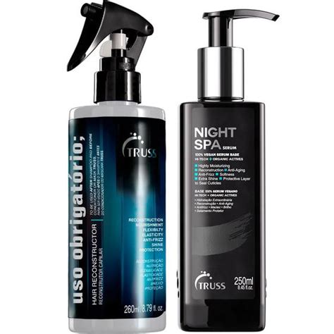 Truss Night Spa Ml Uso Obrigat Rio Ml Kit De Tratamento Para