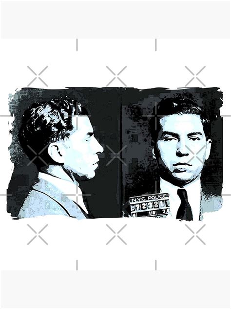 "Lucky Luciano mugshot" Poster by oryan80 | Redbubble