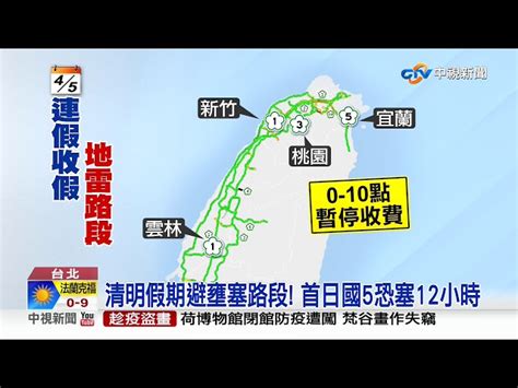 清明連假國道恐大塞車高公局國五恐連塞12小時│中視新聞 20200401