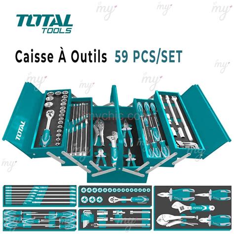 Caisse À Outils 59 Pcs Total THTCS12591 imychic