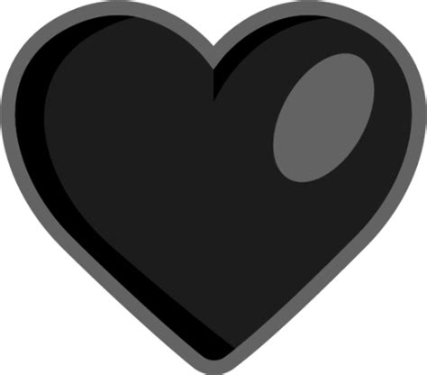 Black Heart Transparent Background Png Transparent Black Heart Emoji Transparent PNG 1024x1024 ...