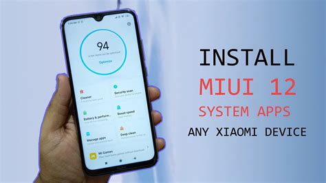 MIUI 12 System Apps For Any Xiaomi Device Mi Security Mi Weather