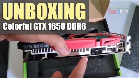 Geforce Gtx 1650 Colorful Battle Ax 4gb Dual Fan Unboxing Youtube