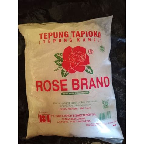 Jual Tepung Tapioka Kanji Merk Rose Brand Kemasan Gram Pcs