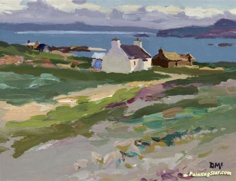 Iona Cottage Artwork By Donald Mcintyre Oil Painting And Art Prints On