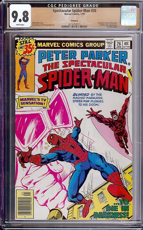 Peter Parker The Spectacular Spider Man Winnipeg Pedigree Cgc