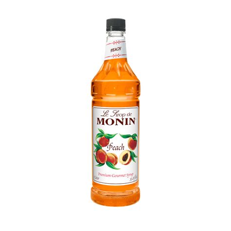 Monin Peach Syrup Fortuna Enterprises