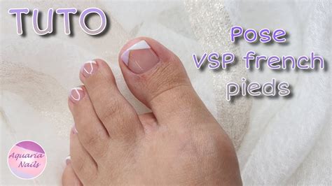 Tuto Pose Vernis Semi Permanent Id E French Pour Les Pieds Youtube