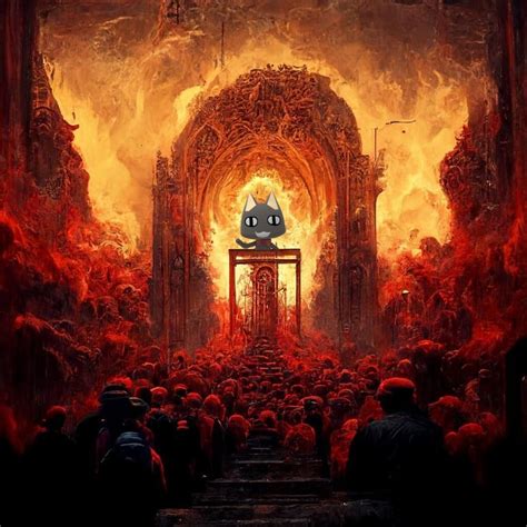 Kuro Doko Demo Issyo Gates Of Hell Dark Fantasy Art Heaven And Hell