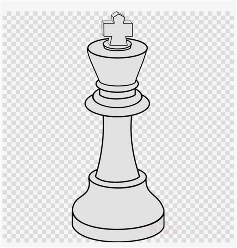 White King Chess Piece Clipart Chess King Queen - Transparent ...