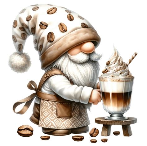 Ai Generated Coffee Themed Gnomes 39660024 Png