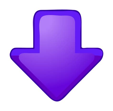 Flat Circle Round Purple Download Button Icon Png Citypng