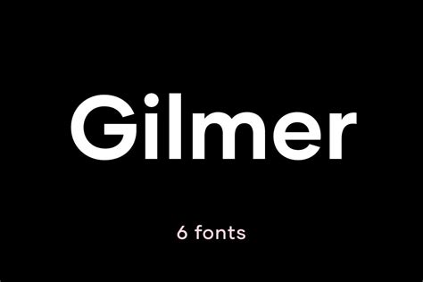 Gilmer Font - Dfonts