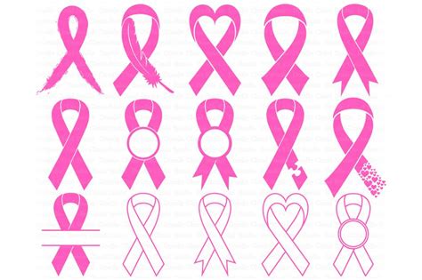 Awareness Ribbon Svg Ribbon Cancer Svg Files Breast Cancer 273389