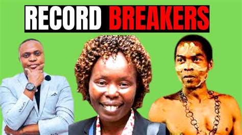 Top 10 African Guinness Record Holders YouTube