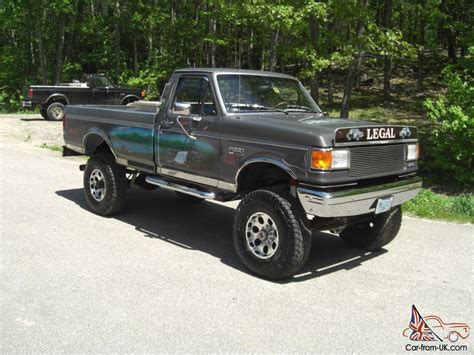 1987 Ford F 350 6 9l Diesel 5 Speed 4x4 Immaculate Show Truck Dump Bed Lifted