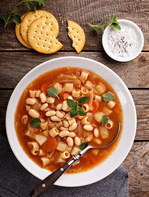 Italian Pasta And Bean Soup Pasta E Fagioli