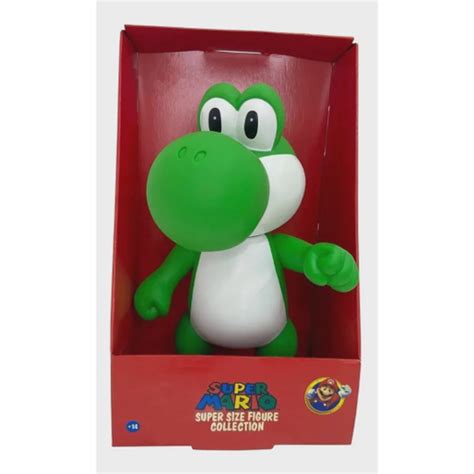 Boneco Yoshi Do Super Mario Bros Nitendo Miniatura Grande Original