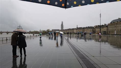 Walking In The Rain Walk Bordeaux K France Apr Asmr Rain