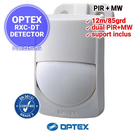 Detector Miscare Dual Pir Mw Optex Rxc Dt Neosis Ro