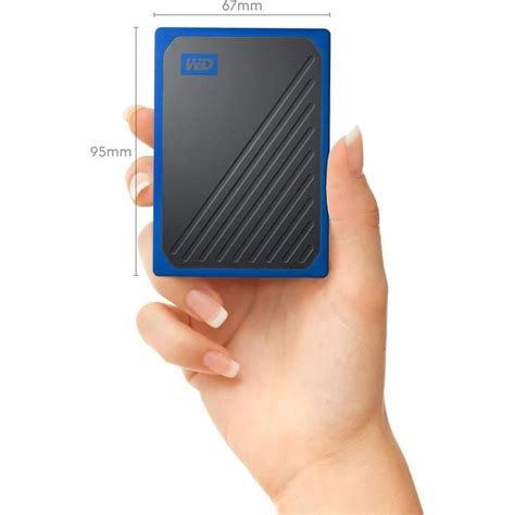 Wd My Passport Go 1tb Disque Ssd Portable Finition Cobalt