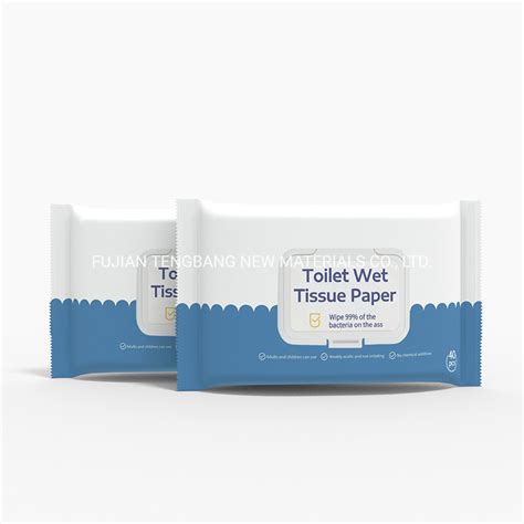 Oem Biodegradable Moist Wet Tissue Wipes Flushable Wet Tissue Wet