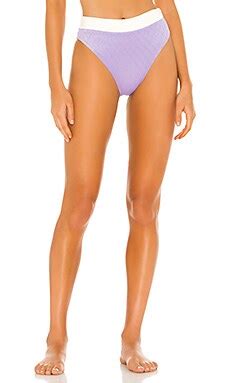 Kya Isla Reversible Bikini Bottom In Periwinkle Bellini Revolve