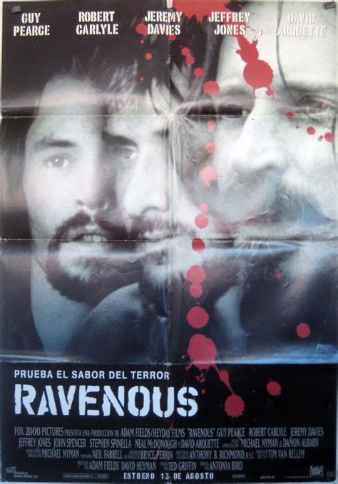 "RAVENOUS" MOVIE POSTER - "RAVENOUS" MOVIE POSTER