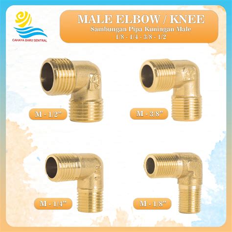 Jual Elbow Sambungan Pipa Knee Drat Dalam Inch Male Sambungan