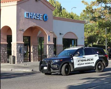 Man Arrested For Robbery Of Chase Bank In Paso Robles Paso Robles