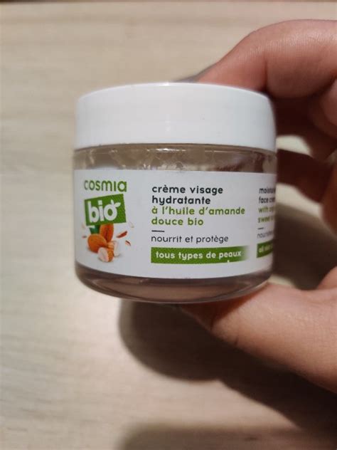 Cosmia Bio Crème Visage à l Huile d Mande Douce Bio INCI Beauty