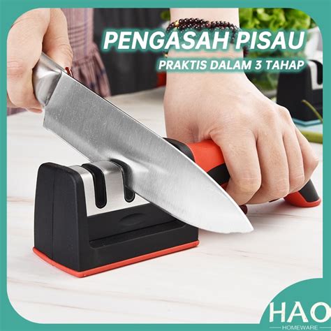 Jual Alat Pengasah Pisau Gunting Penajam Pisau 3 Tahap Asahan