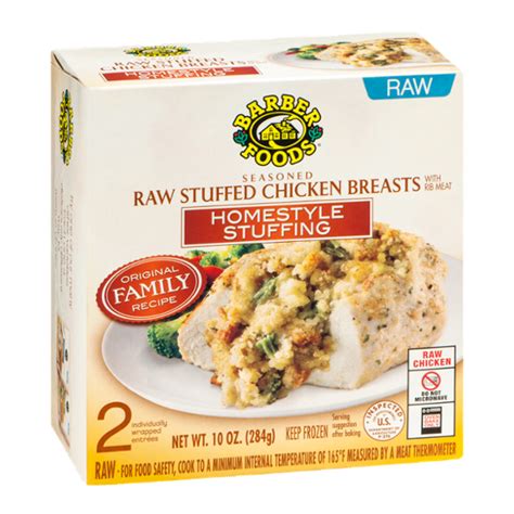 Barber Foods Raw Stuffed Chicken Breasts With Homestyle Stuffing 2 Ct Reviews 2021