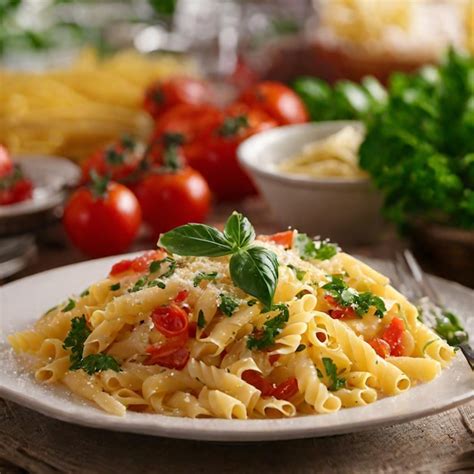 Premium Ai Image Delicious Pasta Photography