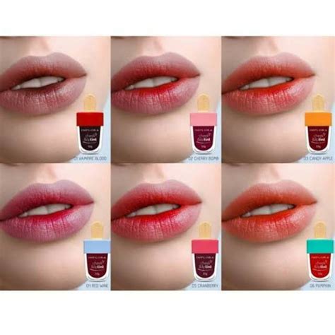 Implora Cheek Lip Tint Model Ice Cream Set Liptint Pemerah Pipi