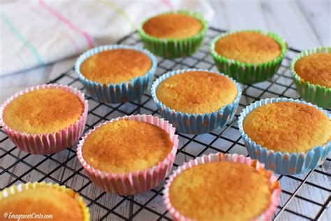 Bolinho de laranja funcional Sem glúten Sem lactose Emagrecer