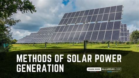 Solar power generation and integration in power system