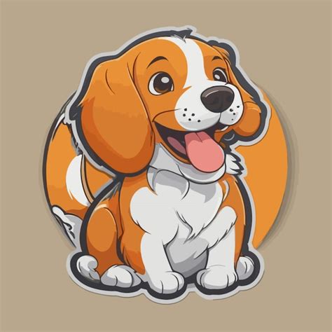 Vector De Dessins Animés De Chiens Vecteur Premium