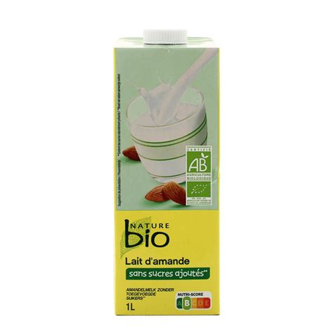 Livraison à domicile Nature Bio Lait d Amande Bio 1L