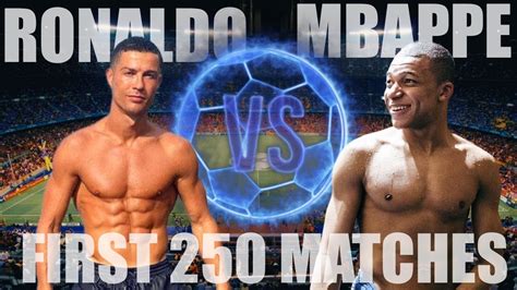 Ronaldo VS Mbappe First 250 matches⚽️| Football Battle - YouTube