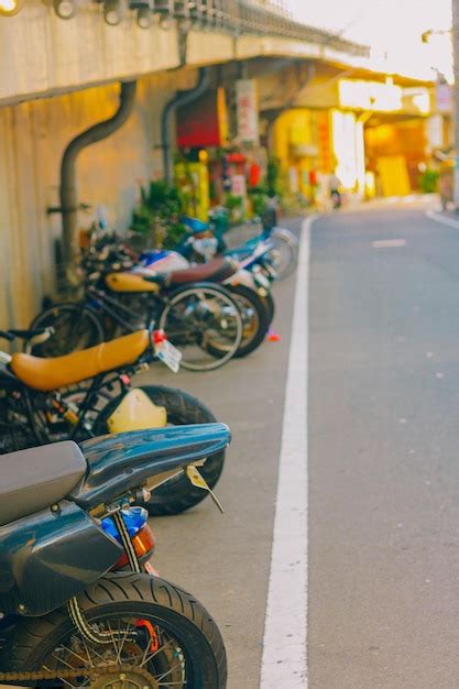 Premium Photo Bicycle Parked On Street