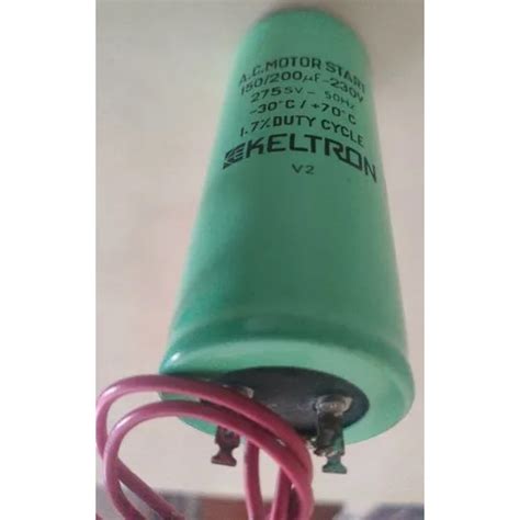 Keltron Mfd Motor Start Single Can Capacitor At Best Price In