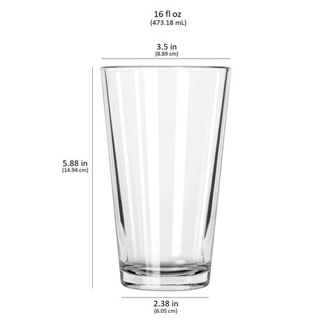 Libbey Bar Essentials Tumbler Glasses 16 Ounce Set Of 6 Libbey Shop