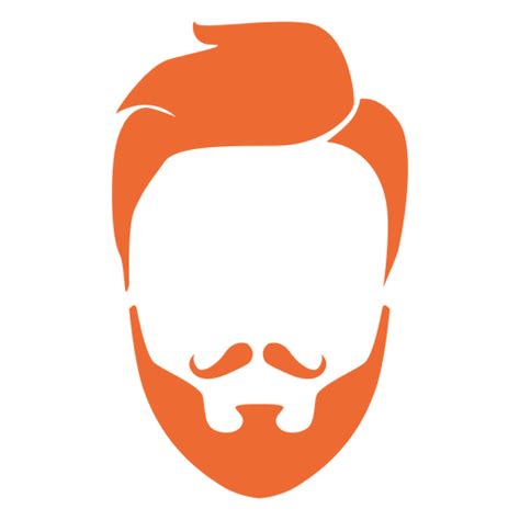 Design PNG E SVG De Barba De Homem Hipster E Bigode Para Camisetas