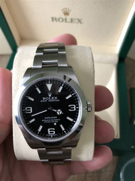 FS Rolex Explorer 214270 Full Lume Dial Full Set Dated 2018 Page 3