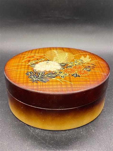 Vintage Hand Crafted Otagiri Original Coaster Set With Matching Lidded