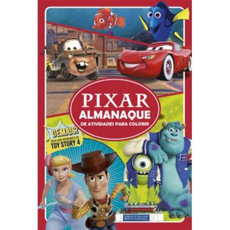 DISNEY PIXAR ALMANAQUE DE ATIVIDADES PARA COLORIR