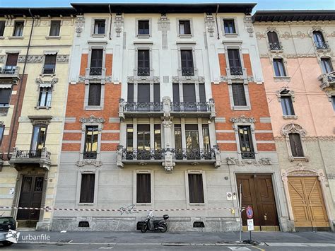 Milano Porta Monforte Il Liberty Di Via Pisacane Il Palazzo Al