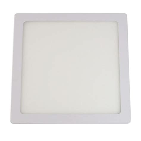 Painel De Led Slim Led Embutir Quadrado L Mens K Branco Frio